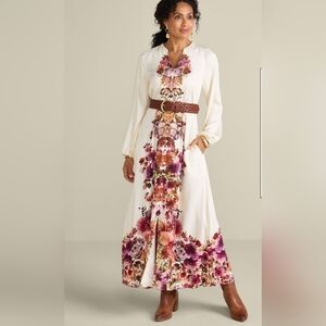 Soft Surroundings Petites Paulette Shirtdress sz MP